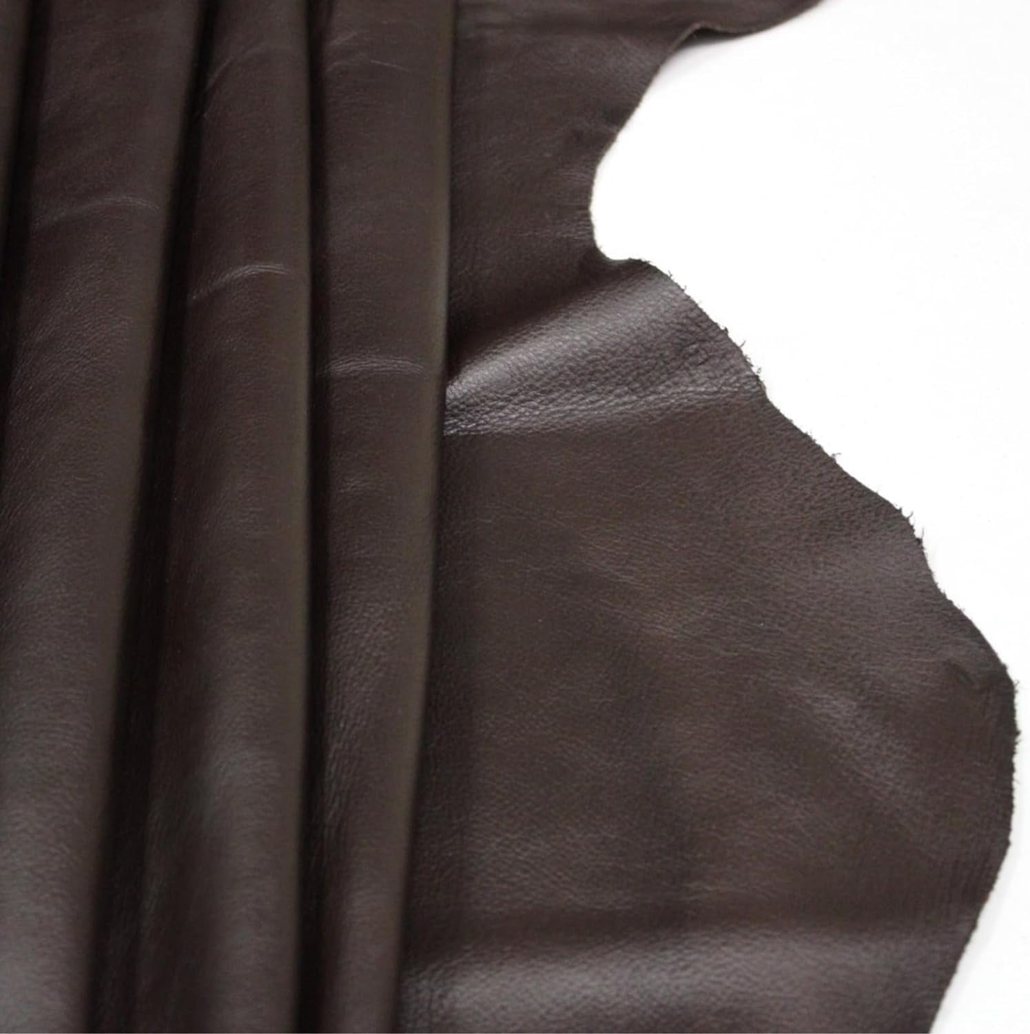 ArtisanCowhides Soft Natural Grain Cowhide Nappa Leather for Crafts Projects– Chocolate Brown 10 SqFt - 3.0 - 3.5 oz (1.0 to 1.2mm)