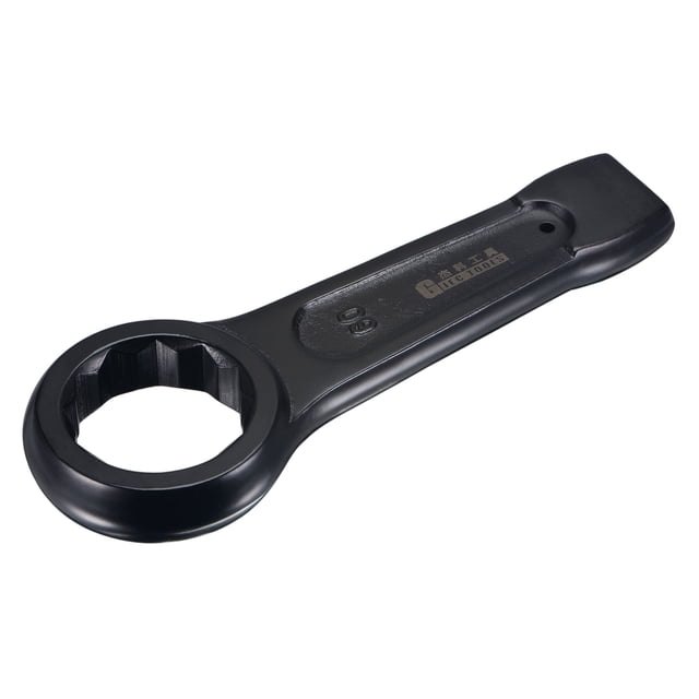 Uxcell Clé à Choc Type Anneau d'Extrémité de Boîte à Tête Unique en Acier Haute Résistance 60mm