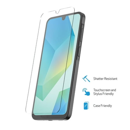 duraglass tempered glass screen protector with quick installation tray for samsung galaxy a16 5g
