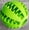 Green, variant on 2pc Treat Feeder Tooth Cleaning Bite Resistant Rubber Chew Ball Toy