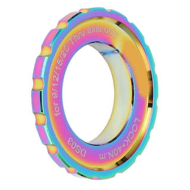 Couvercle de Verrouillage Centerlock, en Alliage d'Aluminium Durable à Haute Résistance Disque Rotor Verrouillage Rouille Universel Résistant pour Vélo Multicolore, Noir, Rouge, Bleu, Or