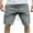 Gray, variant on Mgmyaa Men's Cargo Shorts Elastic Waistband Drawstring Summer Casual Big & Tall Relaxed Fit Work Shorts