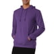thumbnail image 4 of SUDADERA CON CAPUCHA CHIC PARA HOMBRE DE LARGA MANGA SÓLIDA CON CORDÓN PULLOVER 2XL PÚRPURA PROFUNDO, 4 of 7