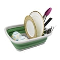 thumbnail image 5 of SAMMART 8L (2.11Gallons) Collapsible Plastic Dish Drainer - Foldable Drying Rack - Portable Dinnerware Organizer - Space Saving, 5 of 5