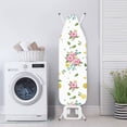 thumbnail image 3 of HELLHERO 15x54 Inch Ironing Board Cover Elastic Edge Soft Fabric Home Ironing, Floral Pattern Design, 3 of 5