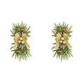 thumbnail image 1 of Coronas Navidad Invierno Swag Preiluminado Trim para Del () Amarillo, 1 of 2