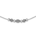 thumbnail image 1 of 925 Sterling Silver Filigrane Collier Pendentif Pendentif Breloque Station, 1 of 6