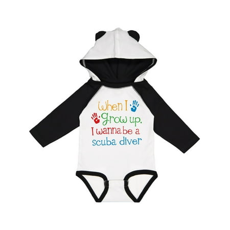 

Inktastic Future Scuba Diver Childs Diving Gift Baby Boy or Baby Girl Long Sleeve Bodysuit