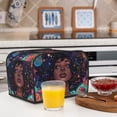 thumbnail image 6 of Balery Cosmic Garden Woman Portrait Pattern Oven Cover Kitchen Bread Machine Protector, 4 Slice Toaster Cover for Home, Anti Dust Fingerprint Coaster Cover, 6 of 7