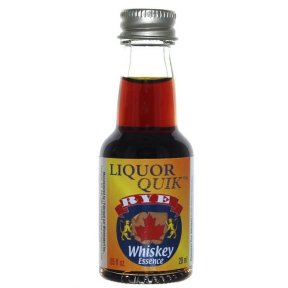 Liquor Quik Natural Whiskey/Bourbon Essence 20 mL (Canadian Rye Whiskey)