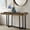 Brown, variant on iNSPIRE Q Nadian Industrial 2-Drawer Console Table, Black