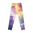 thumbnail image 5 of Girls Leggings Starry Sky Printed Pants Full Ankle Length Slim Fit Medium Thick Tights Pants, 5 of 5
