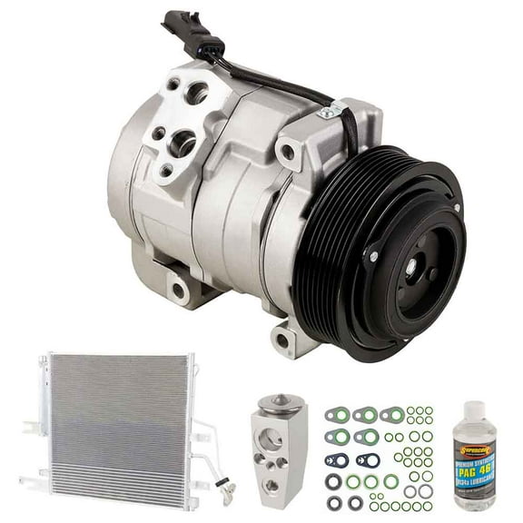 For Ram 2500 2016 A/C Kit w/ AC Compressor Condenser & Drier - BuyAutoParts