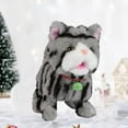 thumbnail image 4 of MERIGLARE Walking Cat Toy Electronic Walking Kitty Figure with Role Playing And Recording Abilities Suitable for Early Childhood Development Parent Child Gray, 4 of 6