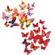thumbnail image 1 of 24 pegatinas de pared de mariposas 3D, pegatinas de pared de mariposa, decoración de pared de habitación para dormitorio, fiesta, decoraciones de boda, 1 of 5
