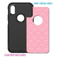 thumbnail image 2 of DistinctInk Custom SKIN / DECAL compatible with OtterBox Commuter for iPhone XR (6.1" Screen) - Pink & White Rose Pattern, 2 of 5