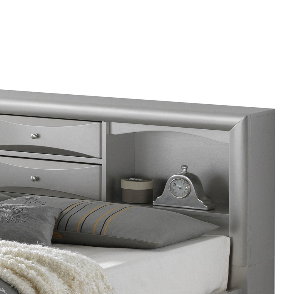 Glory Furniture Marilla King Storage Bed in Champagne Color