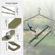 thumbnail image 5 of Tenedor plegable de metal desmontable para camping (negro), 5 of 6