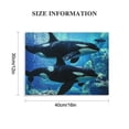 thumbnail image 3 of orca whales fish Canvas Wall Decor For Bedroom Fashion Kitchen Wall Pictures Living Room Bedroom Home Office Wall Decor Print On Canvas, 3 of 6