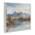 thumbnail image 2 of Stupell Industries Traditional Rustic Lake Landscape in Fall White Framed Giclee Art, 20 x 16, by LSR Design Studio, 2 of 8