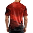 thumbnail image 6 of DORKASM Mens Halloween Shirts Short Sleeve Pumpkin Comfy Tshirt Crew Neck Ghost Graphic Spooky 2026 T Shirt Skeleton Fall Winter Fashion Pullover Red 3XL, 6 of 6