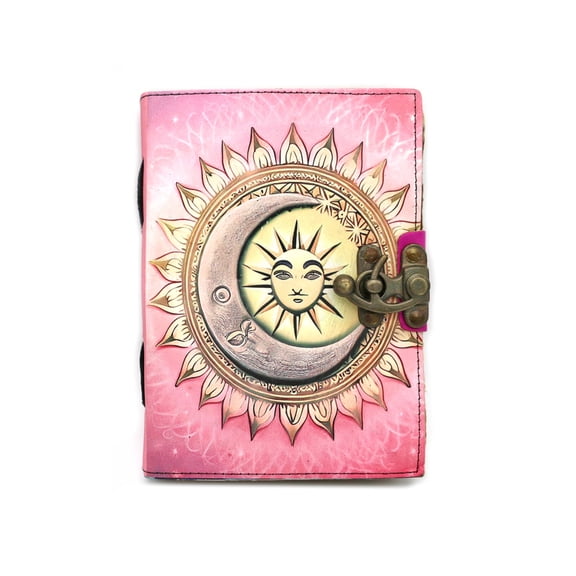 Soul Sticks Celestial Fusion Genuine Leather 200 Page Journal 5" x 7"