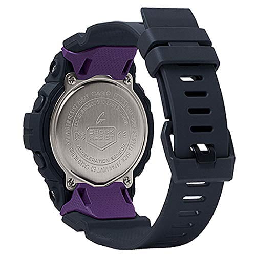 Casio G-Shock G-Squad Black & Purple Bluetooth Midsize Wom Casio Ver empaque