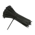 thumbnail image 1 of ZLight 100Pcs Self-locking White Cable Tie Wire Adjustable Fastening Zip Black/S, 1 of 6