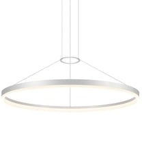Sonneman 2318 Corona 48" Led Pendant - Silver