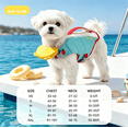 thumbnail image 2 of Dog Life Vest, High Buoyancy Breathable with Puppy Boating, Water Safety | Puppy Buoyancy Suit for Animal Lovers Trainers Boaters Kayaking Canoeing Fishing Trip Sailing Camping River Lake 43-56cm, 2 of 6