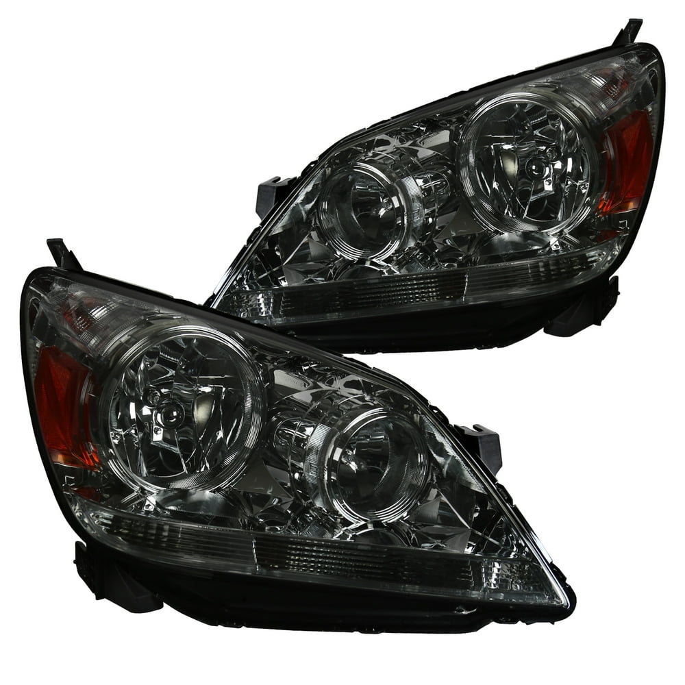 SpecD Tuning Smoke Lens Headlights Tinted for 20052007 Honda Odyssey Head Light Assembly Left