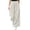 #Beige 1, variant on Women Wide Leg Pants Solid Elastic Waist Ribbed Pockets Casual Trousers