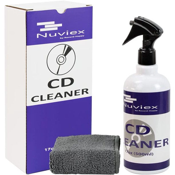 Premium CD Cleaner Spray Fluid Compact Disc CDDVD Solution and