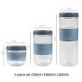 thumbnail image 2 of Airtight Food Storage Containers - Plastic BPA Free Kitchen Pantry Storage Containers for Sugar  Flour and Baking Supplies - Dishwasher Safe, 2 of 7