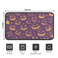 thumbnail image 5 of Cartoon Halloween Pumpkin Door Mat Decorations Pumpkin Skull Bat Spider Doormat Plain the Indoor Door Mat/Outdoor Crystal Velvet 30x17 Inches, 5 of 7