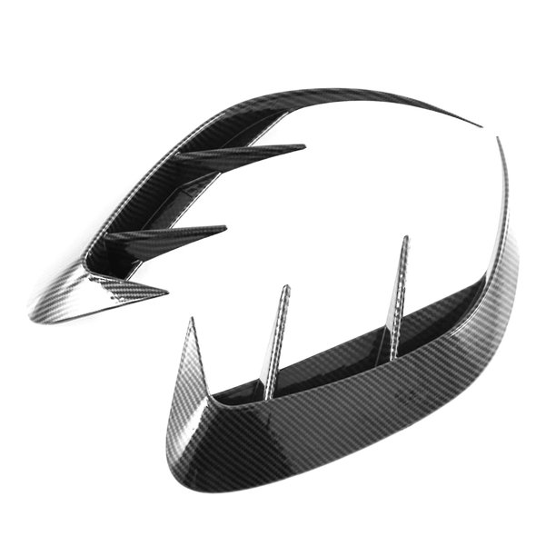 Carbon Fiber Rear Bumper Lip Splitter Spoiler Outlet Trim Cover For C ...
