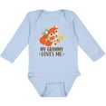 thumbnail image 3 of Inktastic My Grammy Loves Me Fox Boys or Girls Long Sleeve Baby Bodysuit, 3 of 5