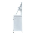 thumbnail image 6 of Lisonu Outdoor Potting Bench, White Fir Wood Gardening Table with Storage Cabinet and Drawers, 64.5x45.5x18.9 inches, 6 of 6