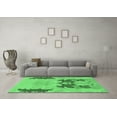 thumbnail image 3 of Ahgly Company Indoor Square Abstract Emerald Green Modern Area Rugs, 7' Square, 3 of 4
