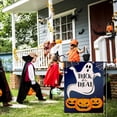 thumbnail image 5 of Halloween Trick or Treat Garden Flag - Double Sided Yard Flag for Indoor Outdoor Party Decoration (12" x 18"), 5 of 6