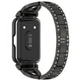thumbnail image 5 of MENGYKE Compatible for Samsung Galaxy Fit 3 Band, Women [No Gap] Metal Replacement Chain Bling Rhinestone Galaxy Fit3 Strap Watch Band Wristband for Samsung Galaxy Fit 3 Smartwatch（Black）, 5 of 6