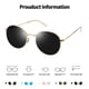 thumbnail image 2 of Gafas de sol Joopin Circle Metal Polarized UV400 Gold Black, 2 of 6