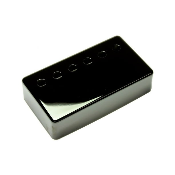 Humbucker Pickup cover "Jet Black Nickel" plated nickel silver 52mm