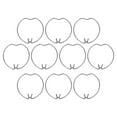 thumbnail image 4 of Practical Retaining Clip Ring for Lampshade Fixing Silver Iron 10pcs Easy Installation for Home and, 4 of 8