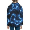 thumbnail image 4 of Kll Unisex Kids Boys Girls Hooded Pocket Pullover Hoodies-Blue Lightning, 4 of 9