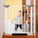 thumbnail image 4 of SAYCHEESE Puerta de Seguridad para Bebés y Perros Reja Ajustable 73 cm Altura 85 cm, 4 of 9