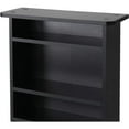 thumbnail image 4 of Bilot Multimedia Storage Cabinet Rack Book Shelf Organizer Stand Audio Media Tower, 36" X 19" X 7" Black, 4 of 7