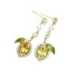 thumbnail image 2 of Pendientes de diamantes de imitación,Pendientes de limón con diamantes de imitación para mujer,dijes sencillos,Pendientes de joyería de moda para San Valentín y cumpleaños,Pendientes de, 2 of 8