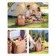 thumbnail image 6 of Picnic Backpack for 4 Person, Insulated Cooler Backpack, Beach Picnic Basket with Wine Holder & Utensils, 6 of 7