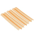 thumbnail image 4 of Binding Comb, Reusable Plastic Binding Rings 30 Holes  For Student For School Orange, 4 of 8